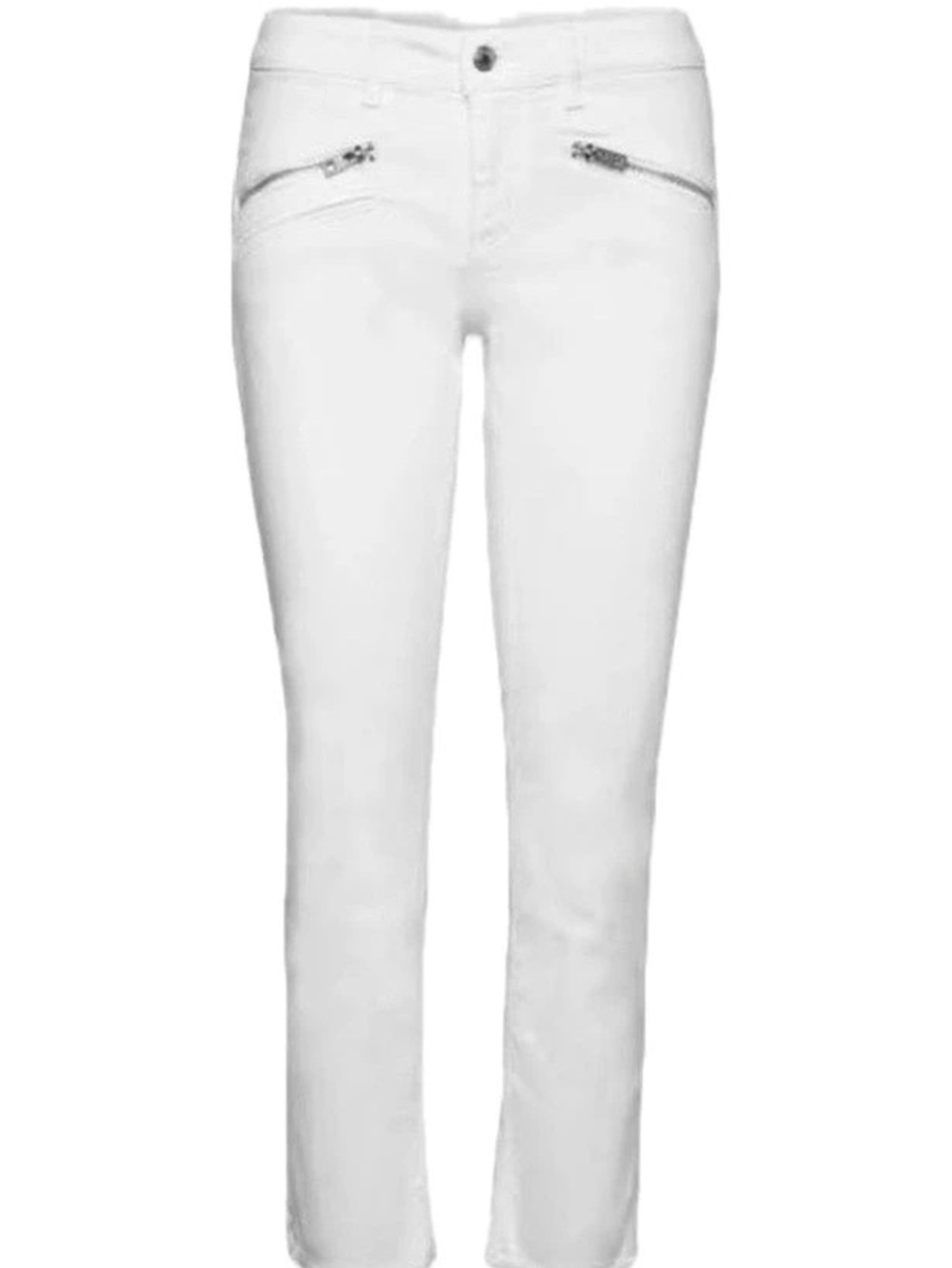 Zadig & Voltaire Ava Straight Leg Jeans in White Waist 27 NWT